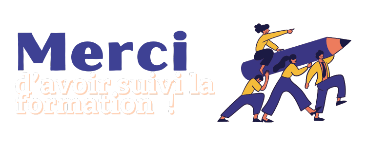 CFGA - illustration avec crayon merci d'avoir suivi la formation